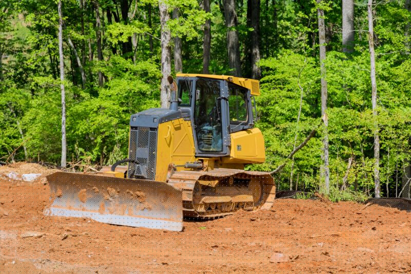 Bulldozer Land Leveling