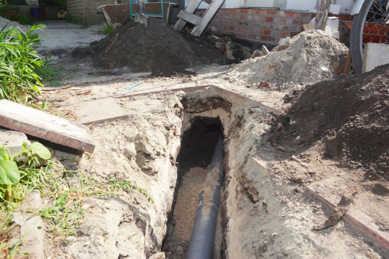 Gas Line Excavation