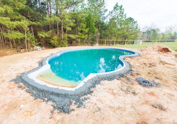 Pool Landscape Leveling in Boulder